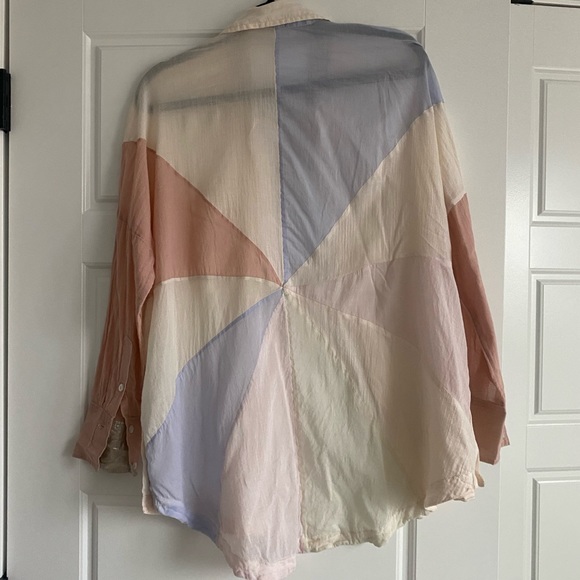 Free People Rainbow Rays Top - Picture 3 of 9